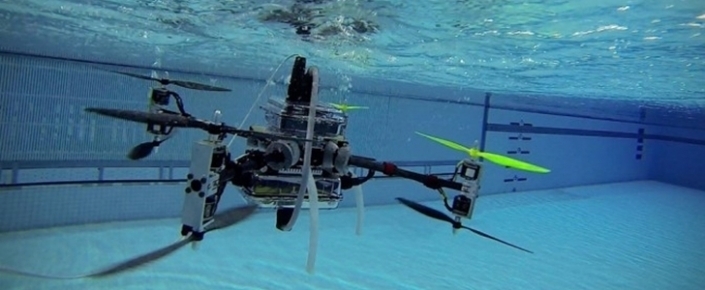 Uçması Yetmezmiş Gibi Birde Su Altında Hareket Eden Drone: The Naviator