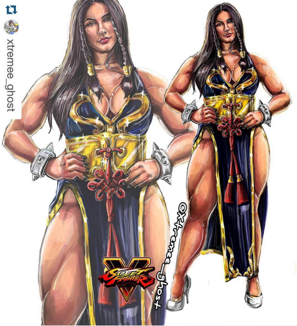 Street Fighter Daki Chun Li Nin Birebir Aynisi Olan Model