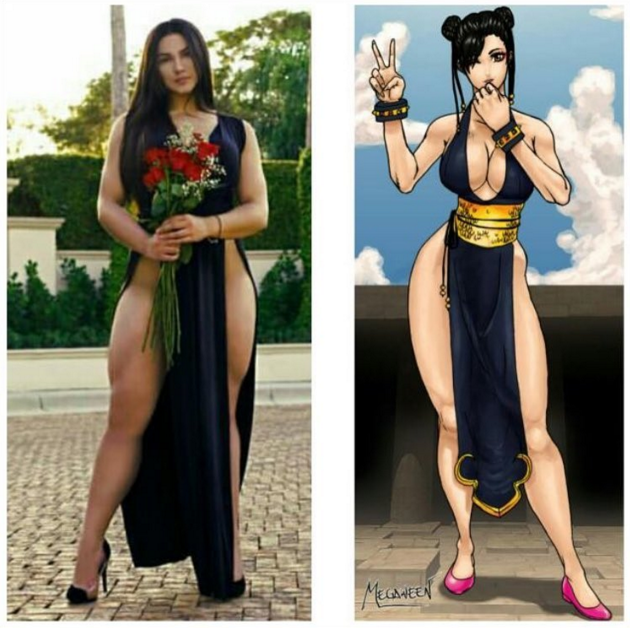 Street Fighter Daki Chun Li Nin Birebir Aynisi Olan Model