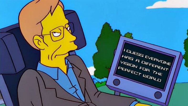 Simpsonlar Stephen Hawking i Son Bölümleriyle Anıyor