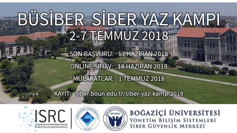 Boğaziçi Üniversitesi'nde Ücretsiz Siber Yaz Kampı Son Başvuru 17 Haziran