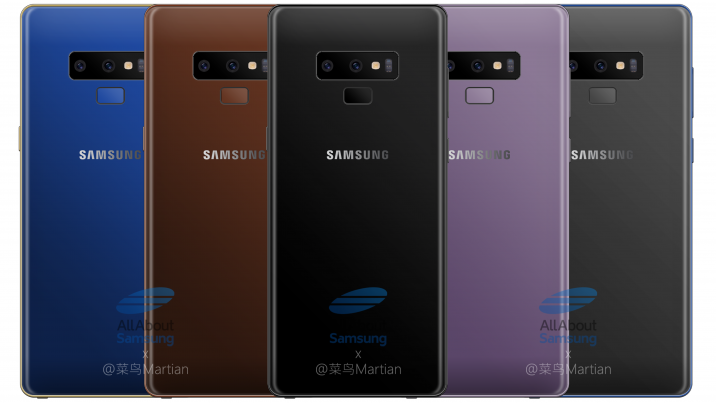 Samsung Galaxy Note 9'un Renk Seçenekleri Konsept Tasarımlar ile Ortaya
