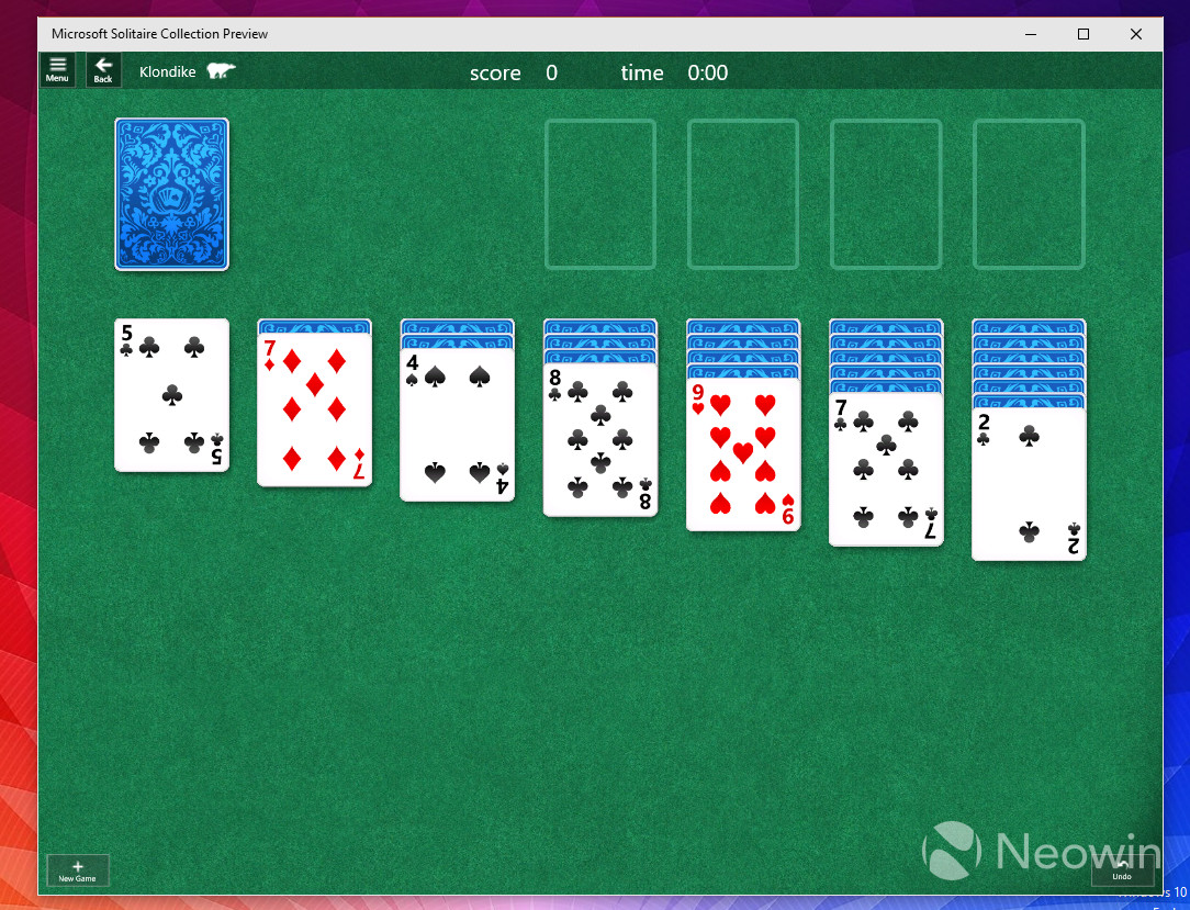 spider solitaire games for windows 10