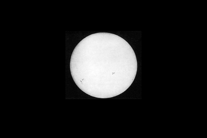 Güneş’in ilk fotoğrafı