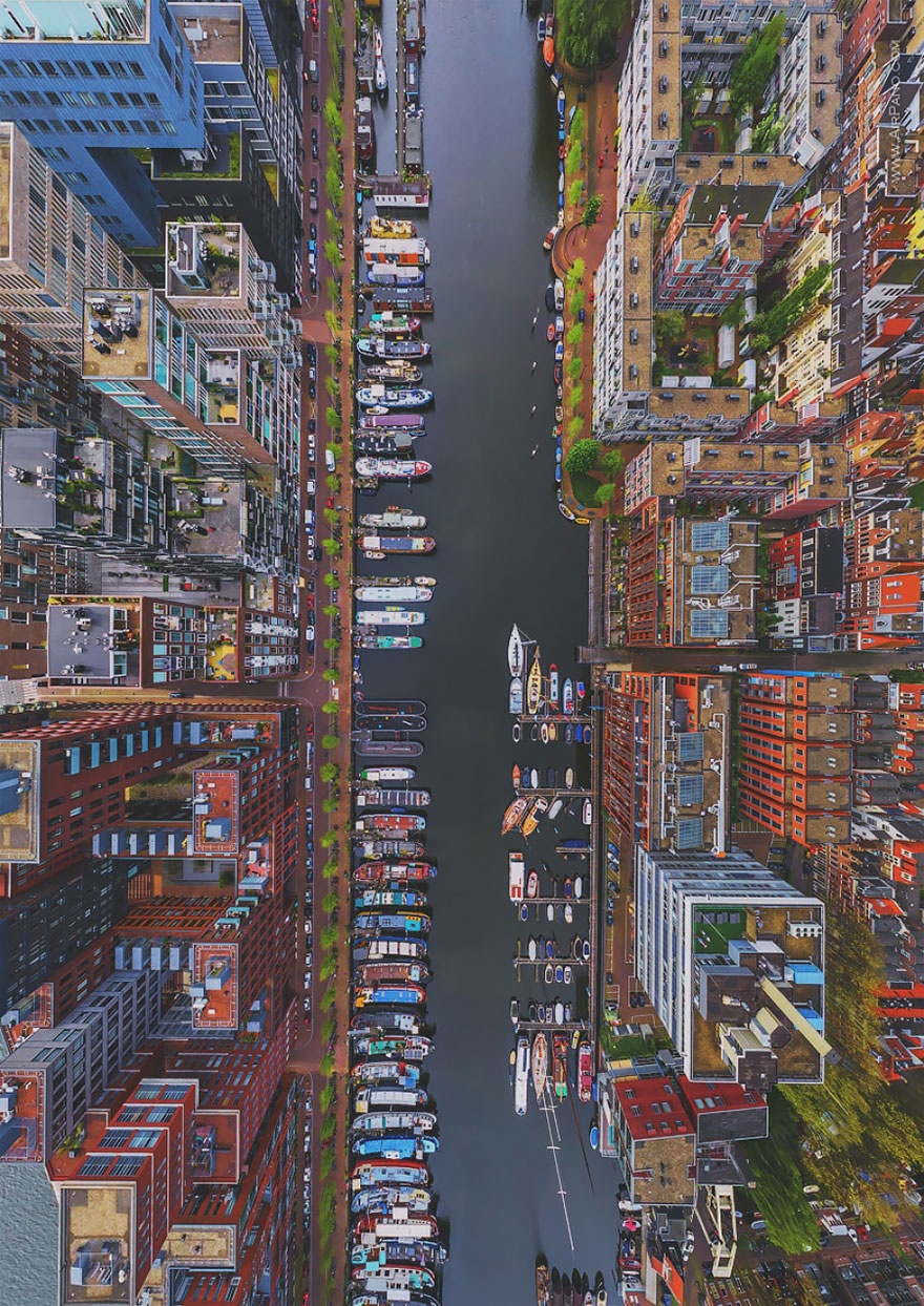 Westerdok Caddesi, Amsterdam, Hollanda