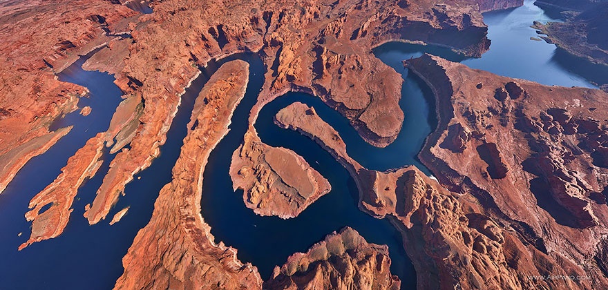 Powell Gölü, Utah ve Arizona arasındaki sınır, ABD