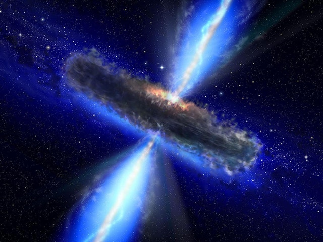 4 milyon ışık yılı uzaklıkta, radyasyon yayan gök cismi