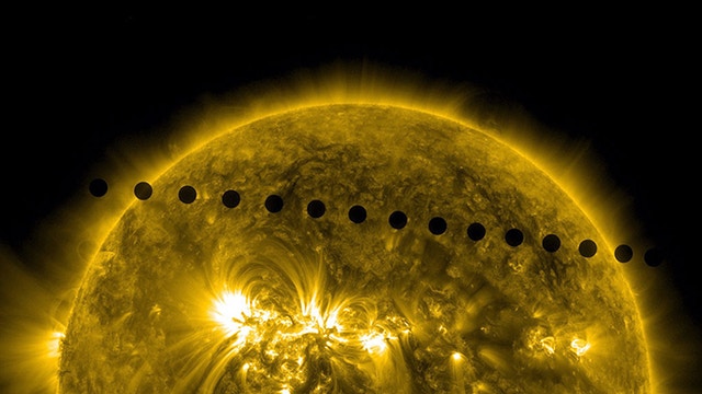 Venüs'ün Güneş etrafındaki yolculuğu