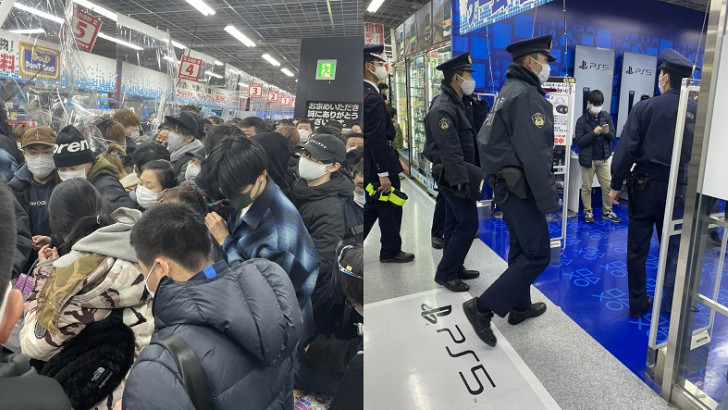 Japonya'da PlayStation 5 Satışı Yapan Bir Mağazada İzdiham Yaşandı