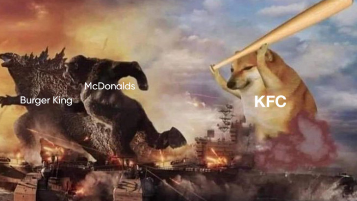 KFC ve Burger King'in Sosyal Medya Hesapları Arasında Geçen Komik Atışma