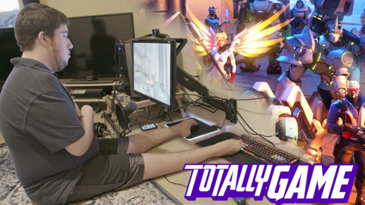 Kötü Oyunculara "Kolsuz" Demeden Önce Tekrar Düşünün: Ayağıyla Overwatch'ta Döktüren Oyuncu