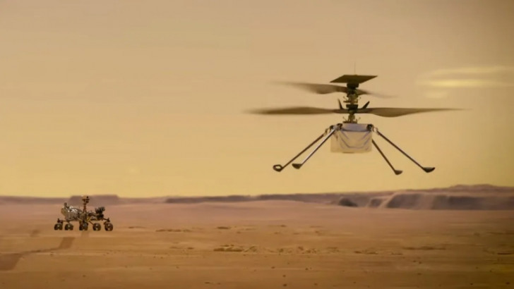 NASA'nın Mars Helikopteri Ingenuity, İlk Uçuşunu Gerçekleştiriyor [Canlı]