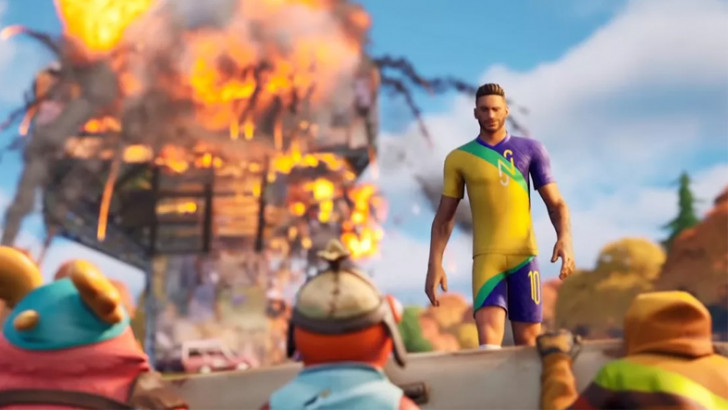 Fortnite, Yıldız Futbolcu Neymar'ın Oyuna Ekleneceği Tarihi Bir Videoyla Duyurdu