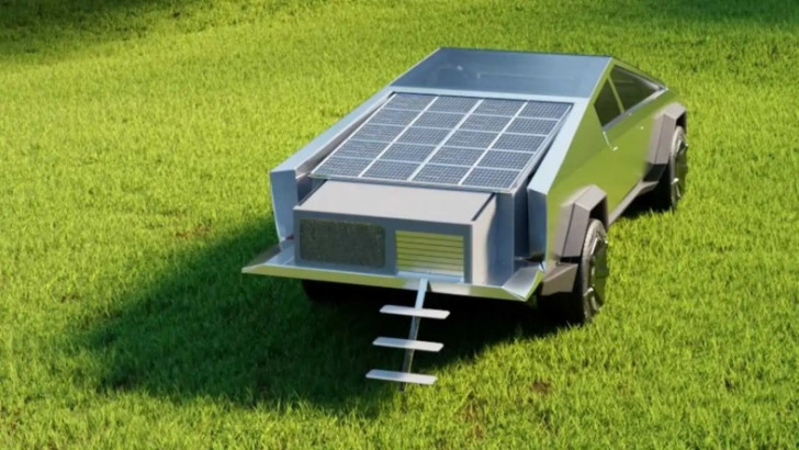 Bilmeyene Tank Diye Yutturursun: Tesla'nın Cybertruck'ı Karavana Dönüştüren 'Cyberlandr' Prototipi Ortaya Çıktı