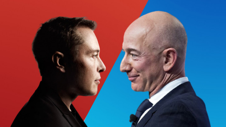 Elon Musk, 'Dünyanın En Zengin İnsanı' Unvanını Elinden Aldığı Jeff Bezos'u Fena Trolledi
