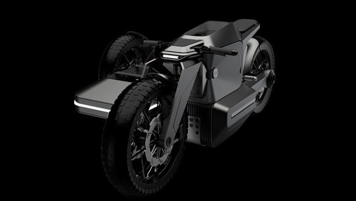 Başka Bir Çağdan Günümüze Gelmiş Gibi Görünen Elektrikli Motosiklet 'AOE Bike' Tanıtıldı
