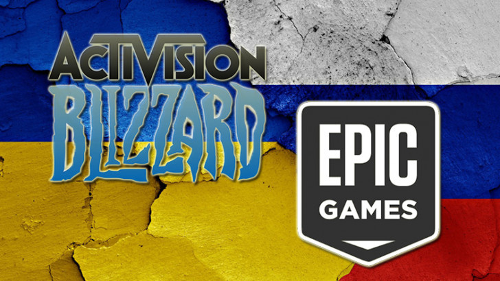 Activision Blizzard ve Epic Games, Rusya'da Oyun Satışlarını Durdurdu