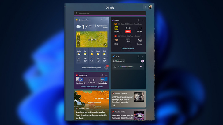 Microsoft, Windows 11'in Widget Sekmesini Zenginleştiriyor: 3. Parti Widget'lar Geliyor