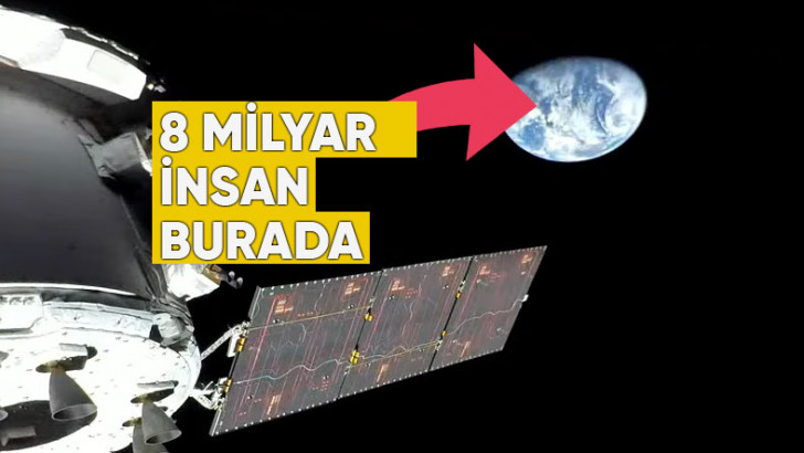 Düz Dünyacıları Böyle Alalım: Artemis I ile Fırlatılan Orion Uzay Aracının Gözünden Dünya Görüntüleri [Video]