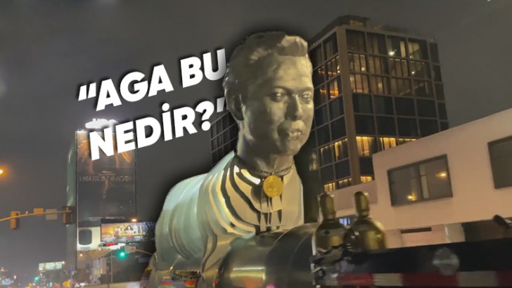 Elon Musk'ın "Dikkatini Çekmek İçin" 600 Bin Dolarlık Devasa Heykeli İnşa Edildi