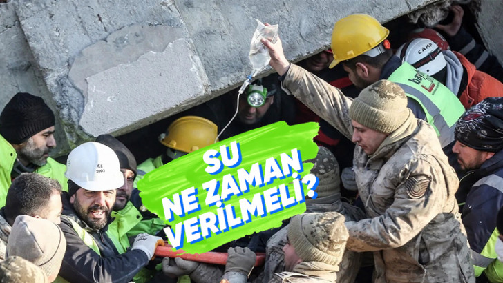 Enkaz Altından Çıkarılan Kişiye Hemen Su Vermek, Sanıldığı Gibi Hayati Risk Taşıyor mu?