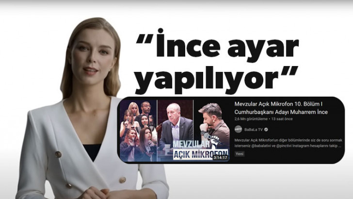 Açık Mikrofon'un Muharrem İnce Bölümünde Gösterilen Reklam Tartışma Yarattı: Sorumlusu BaBaLa TV mi?