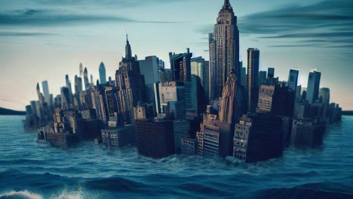 Gökdelenler Şehri New York, Titanik Gibi Batıyor! Sebebi Ne Buzullar, Ne İklim Değişikliği…