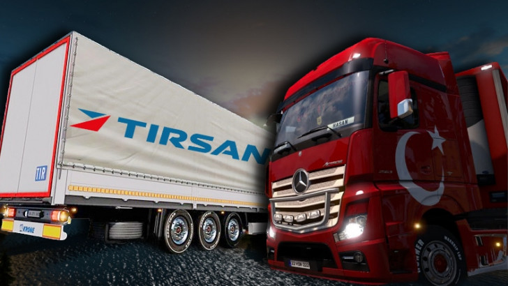 Euro Truck Simulator 2'ye Türk Treyler Markası TIRSAN Geliyor: İşte İlk Ekran Görüntüleri!