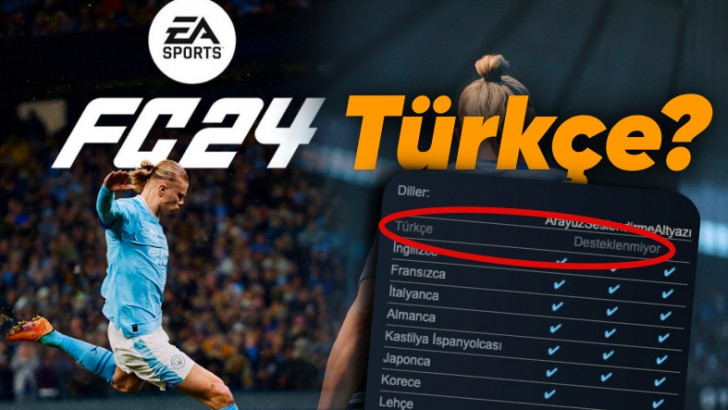 FC 24'ün Steam Sayfasındaki "Türkçe Desteklenmiyor" Uyarısı Oyuncuları Korkuttu (EA Türkiye'den Açıklama Geldi)