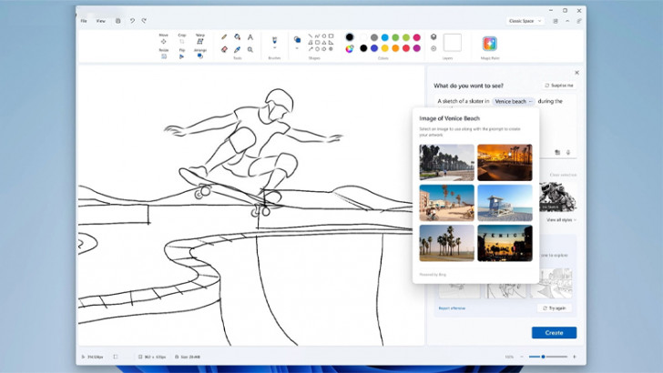 Windows'un Paint Uygulamasına Yapay Zekâ Desteği Geliyor: Yazdığınız Her Şeyi Resme Dönüştürecek!
