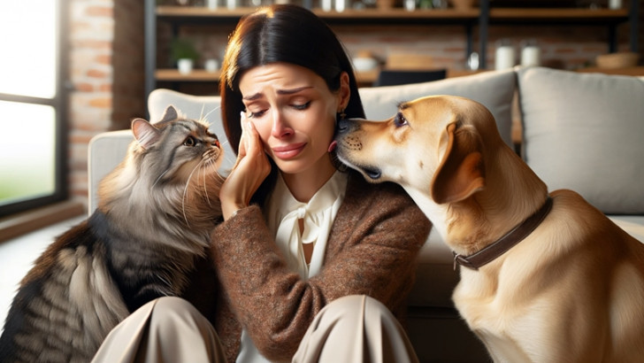 Masum Bir Bakıştan Fazlası: Kediler ve Köpekler Üzgün Olduğumuzu Hissedip Bizi Teselli Etmeye Çalışabilir mi?
