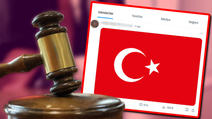 Sosyal Medyada Terör Propagandası Yapan Kullanıcıya 1 Ay Boyunca Türk Bayrağı Paylaşma Cezası Verildi