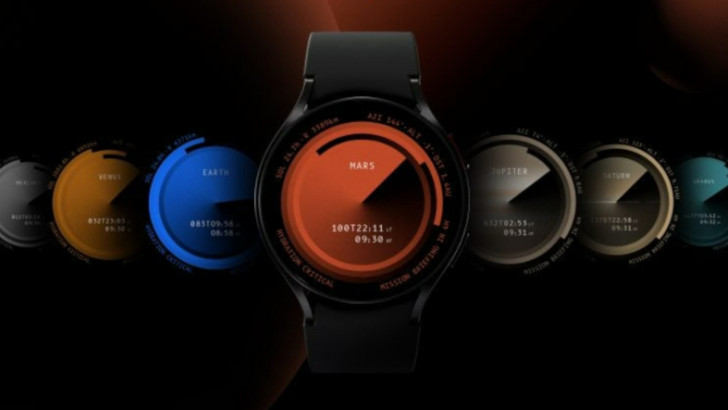 Samsung Galaxy Watch Gerçekten Galaksiyi Hedefliyor: Gezegenlere Göre Tasarlanmış Kadran Arayüzleri Serisi Galaxy Time Paylaşıldı