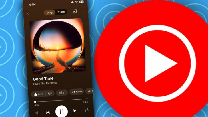 YouTube Music'in iOS Sürümünün Şimdi Çalınan Sayfasının Tasarımı Değişti