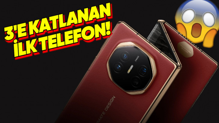 Dünyanın İlk 3'e Katlanabilir Telefonu Huawei Mate XT, Dudak Uçuklatan Fiyatıyla Tanıtıldı: İşte Özellikleri