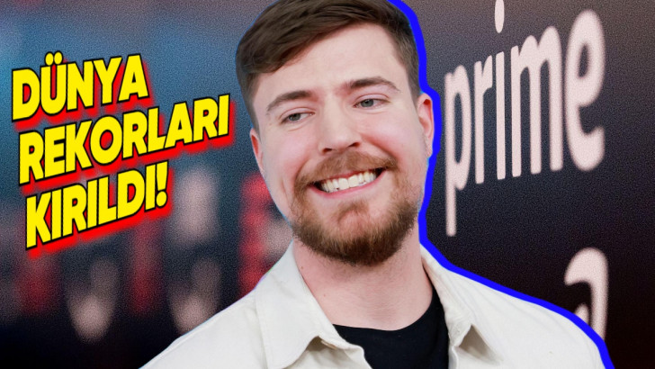 MrBeast'in Prime Video'da Yayımlanacak 5 Milyon Dolar Ödüllü Yarışmasında 28'den Fazla Dünya Rekoru Kırıldı