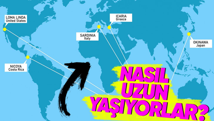 "Mavi Kuşak" Ülkelerinde İnsanlar Nasıl Normalden Daha Uzun Yaşıyorlar? (Neredeyse Herkes 100 Yaşına Kadar Yaşıyor)