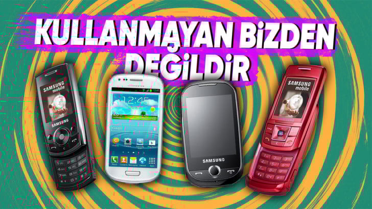 Samsung'un Bir Dönem Elimizden Düşmeyen Efsane Telefonlarını Görünce Gözyaşınız "Pıt" Edebilir...