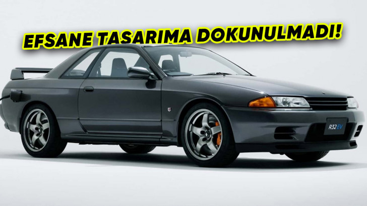 Nissan, Elektrikli GT-R R32'yi Resmen Tanıttı: Milyarder Olsanız Bile Satın Alamayacaksınız