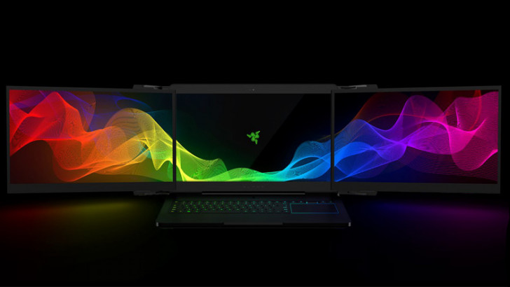 CES 2017 Etkinliğinde Çalınmasıyla Ünlenen Razer'ın 3 Ekranlı Dizüstü Bilgisayarı Hakkında Bilinmeyenler