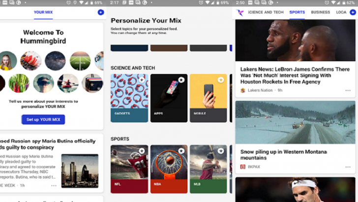 Microsoft'un Haber Okuma Deneyiminizi Arttıracak Uygulaması: Hummingbird
