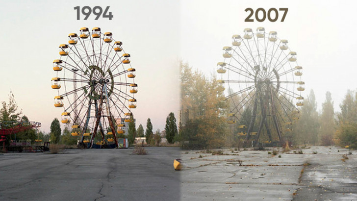 Çernobil'de Zamanla Nelerin Değiştiğini Gösteren 18 Çarpıcı Fotoğraf