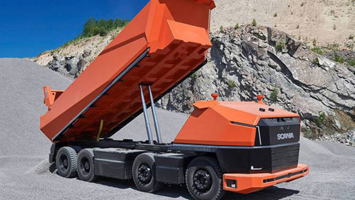 Scania'nın Kabine Bile Sahip Olmayan Otonom Kamyonu: Scania AXL