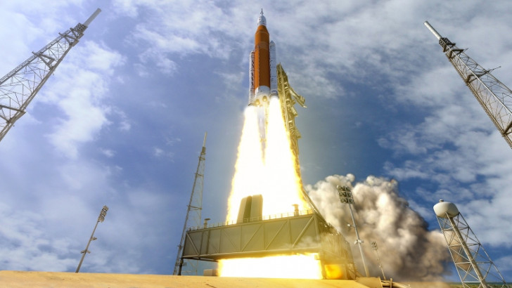 NASA: Ay'a Astronot Götürecek Roketin Ana Kısmı Tamamlandı