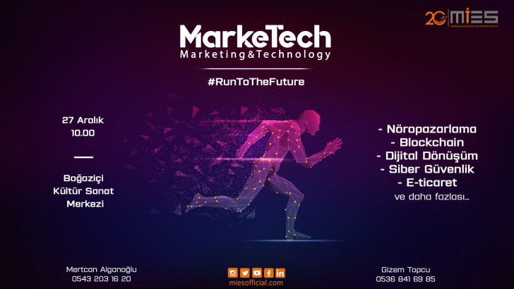 MarkeTech, 27 Aralık'ta Boğaziçi Kültür Sanat Merkezi’nde