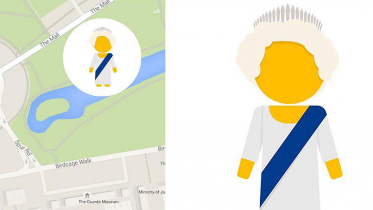 Google Haritalar'da Bulunan Gizli ‘Kraliçe Elizabeth’ Özelliği