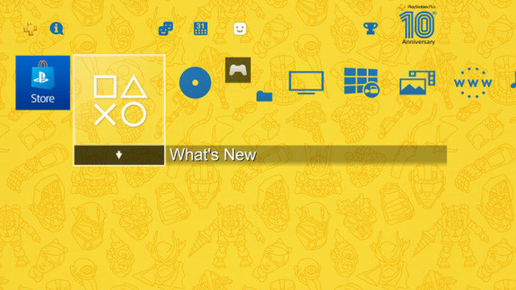 PlayStation Plus’ın 10. Yıl Dönümüne Özel Ücretsiz Bir PS4 Teması Yayınlandı