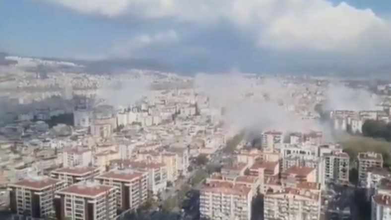 6,6 Şiddetindeki İzmir Depreminin Tüyler Ürperten Sesi Paylaşıldı