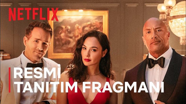 Netflix, Red Notice Filminin Fragmann Yaynlad