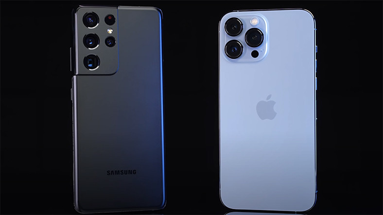 Ortalığı Kızıştıracak Yarış: iPhone 13 Pro Max ve Samsung Galaxy S21 Ultra Hız Testine Sokuldu